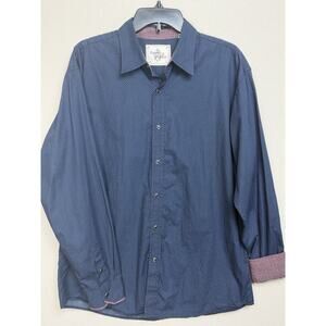 Age Of Wisdom Men's Pearl Snap Shirt Size XL Flip Cuffs L/S Abstract Western